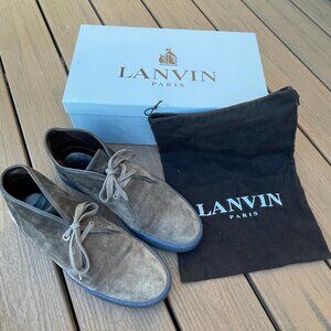 LANVIN PARIS Suede Desert Boot 11